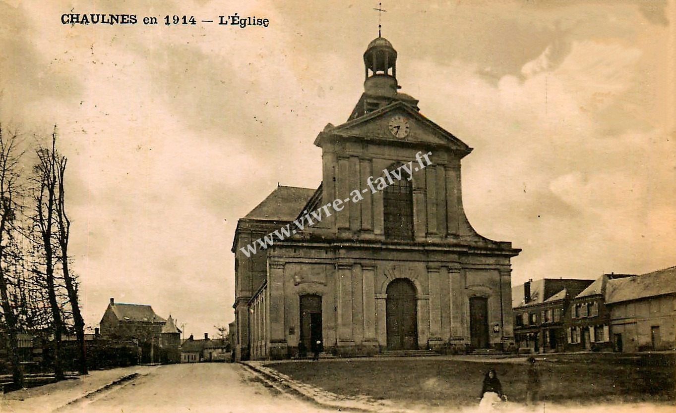 1 chaulnes eglise 1914 