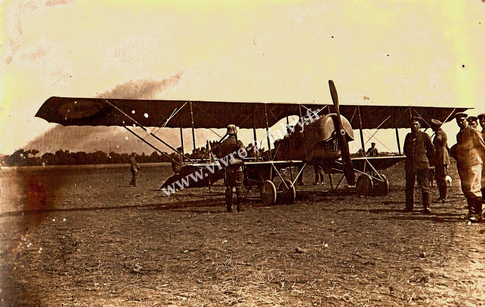 1 curchy photo allemande avion francais capture a dreslincourt