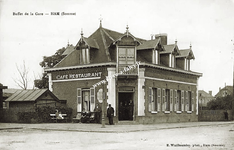 1 ham buffet de la gare