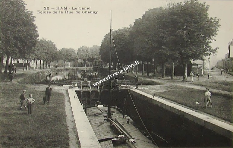 1 ham le canal ecluse de la rue de chauny