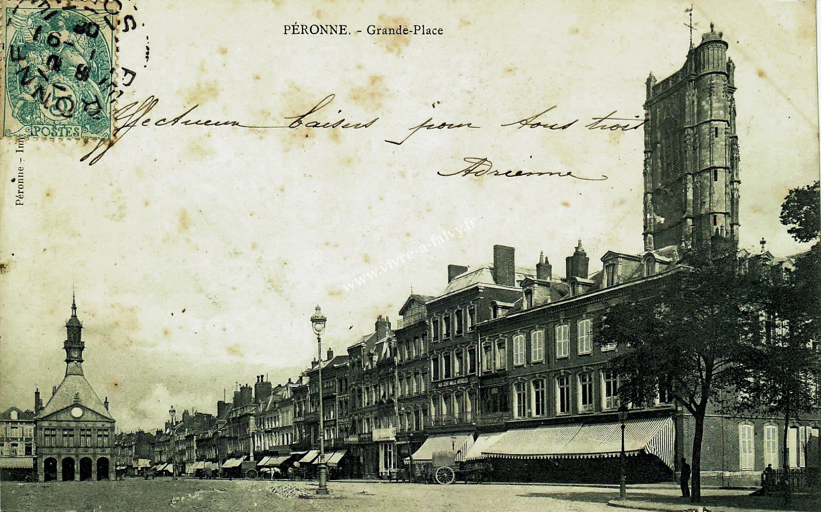 1 peronne 1908 grande place 1