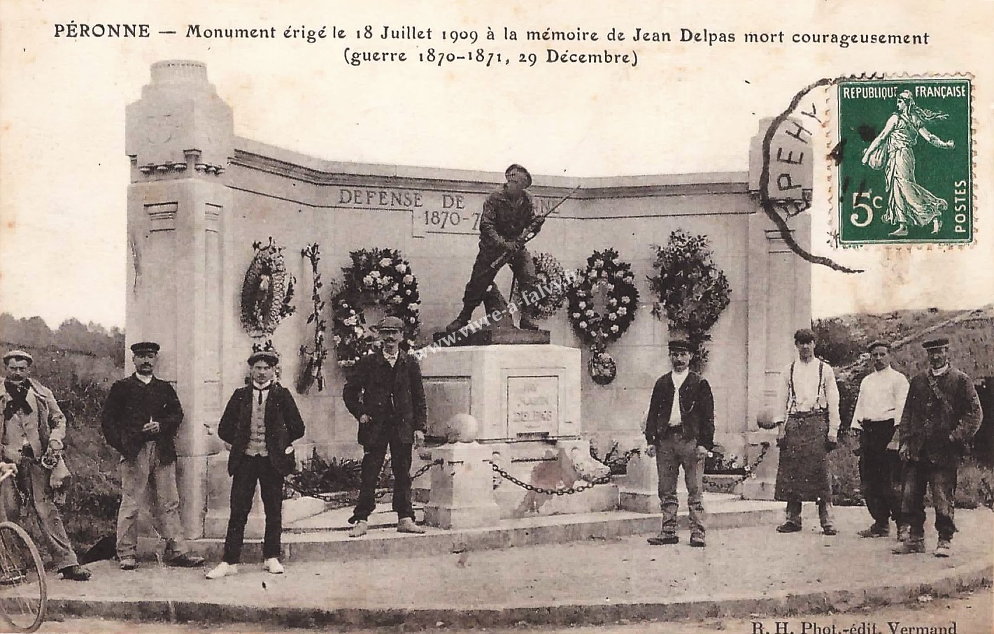 1 peronne 1909 monument jean delpas 1