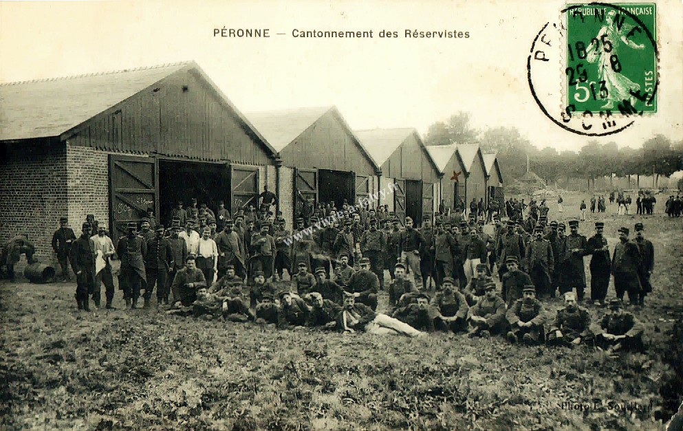 1 peronne 1913 cantonnement des reservistes 1