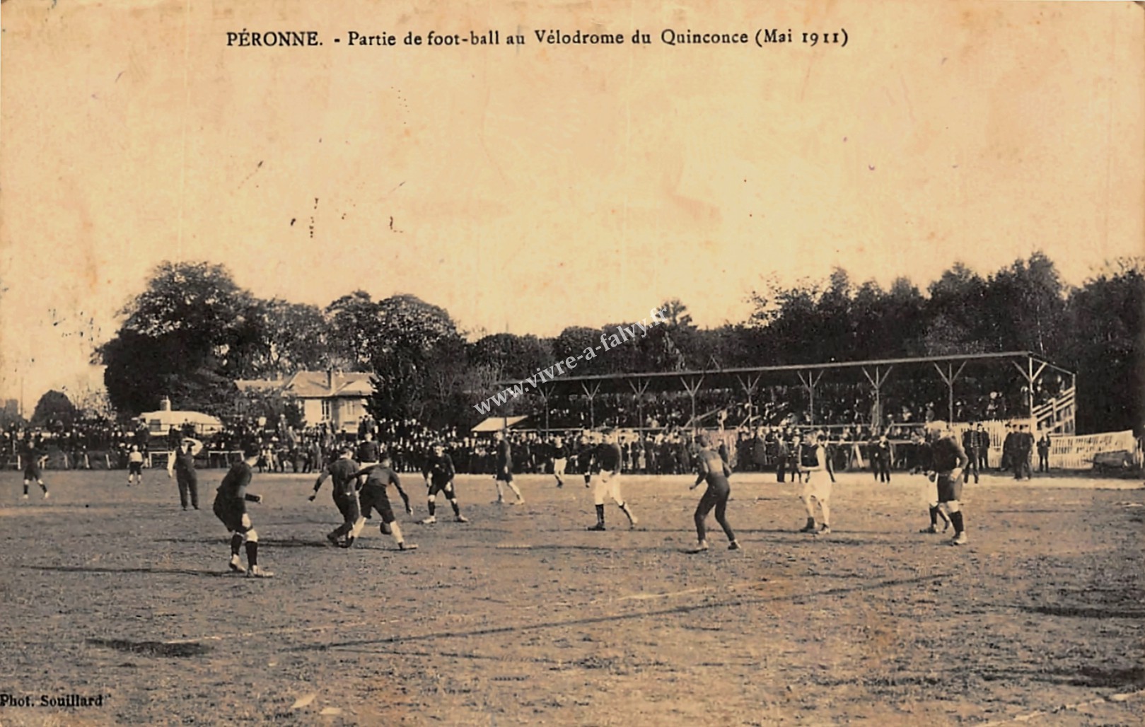 1 peronne football partie au velodrome quinquonce 1911 1