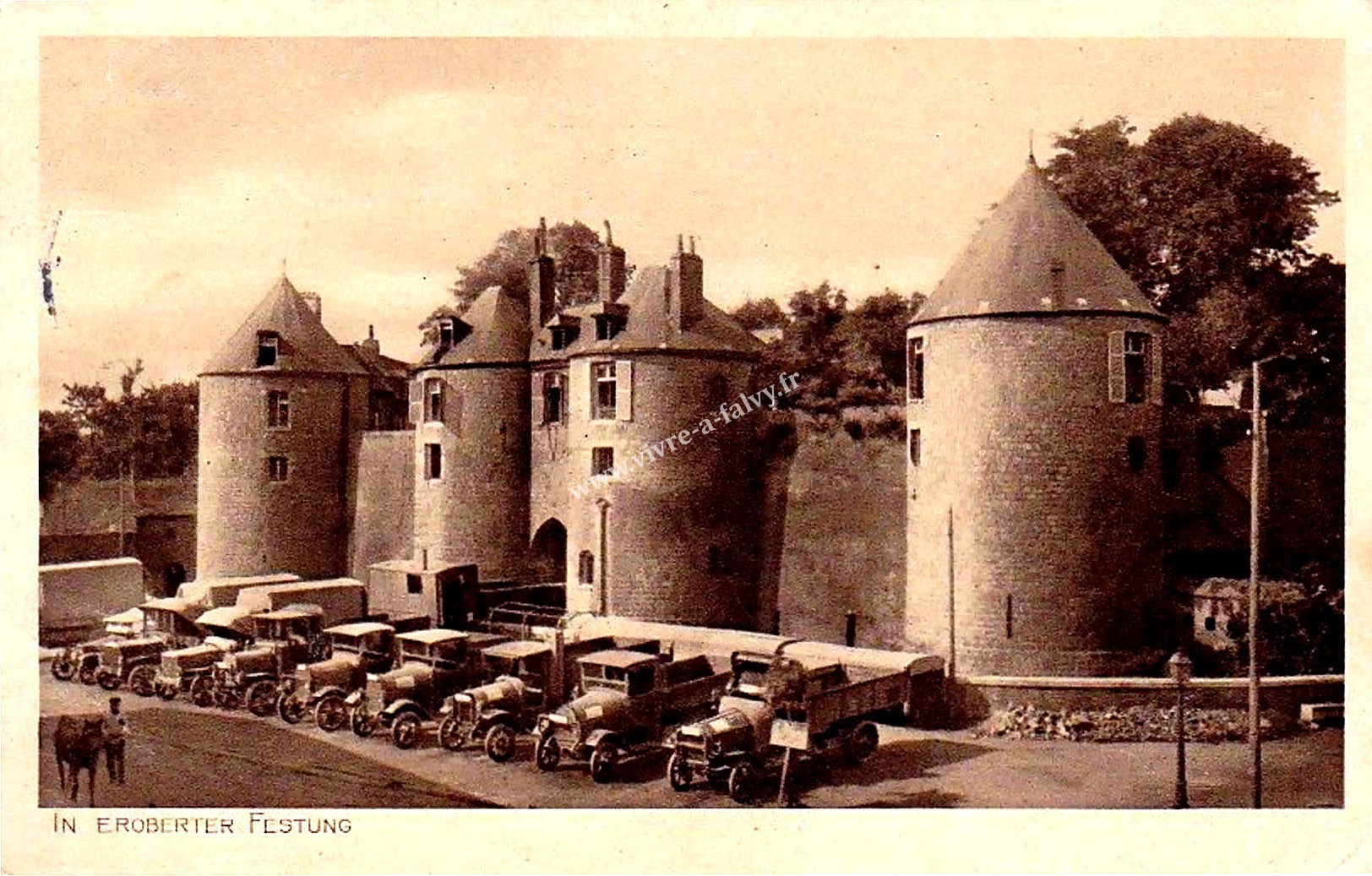 1 peronne le chateau carte allemande 1