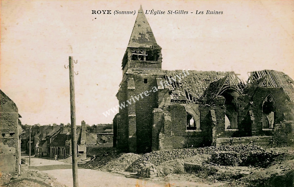 2 roye l eglise st gilles les ruines