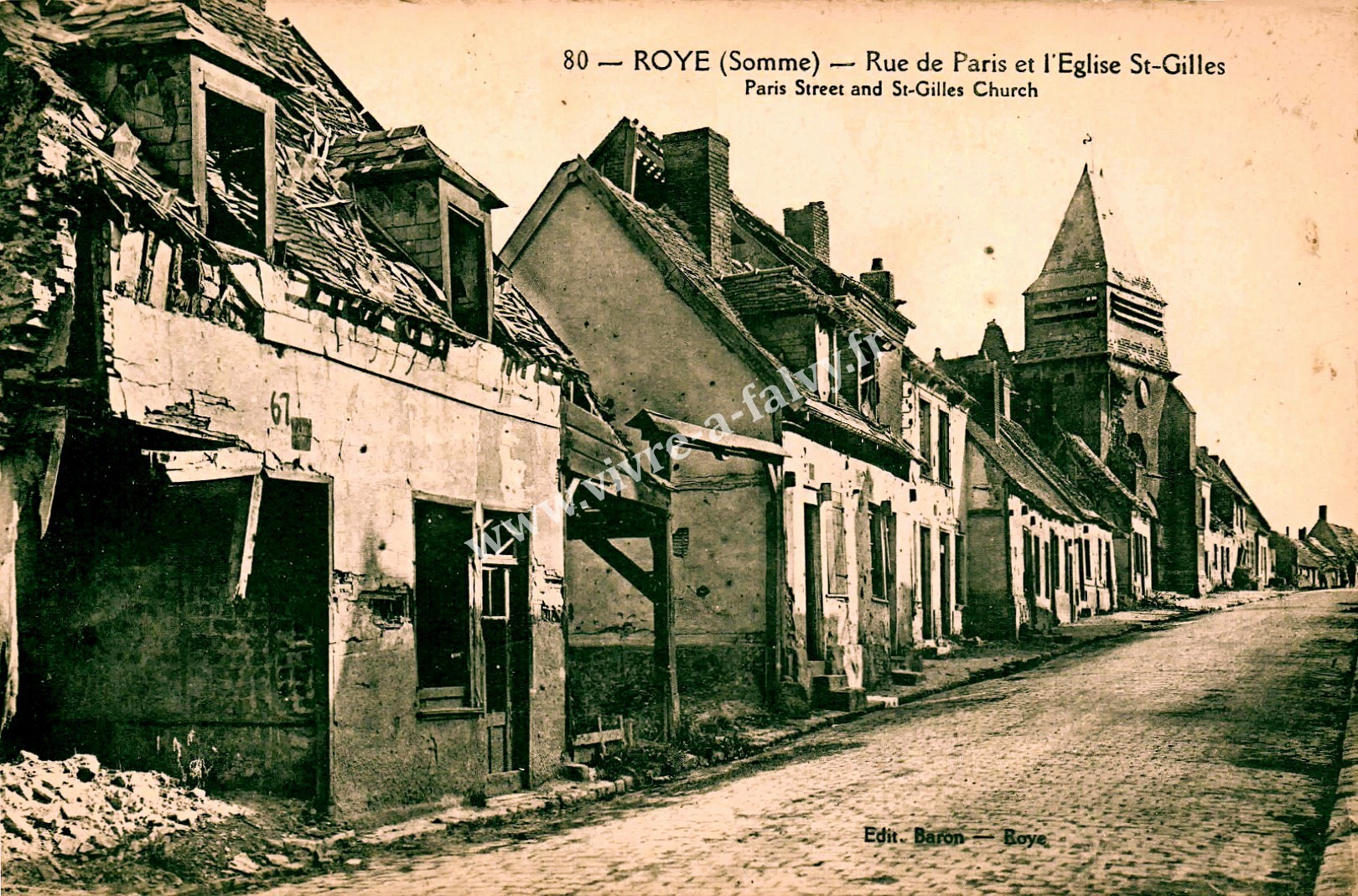 2 roye rue de paries et l eglise st gilles