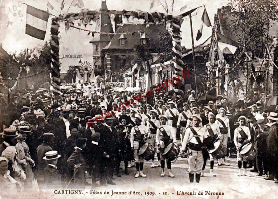 3 cartigny fetes de jeanne d arc harmonie de brie 1909 2