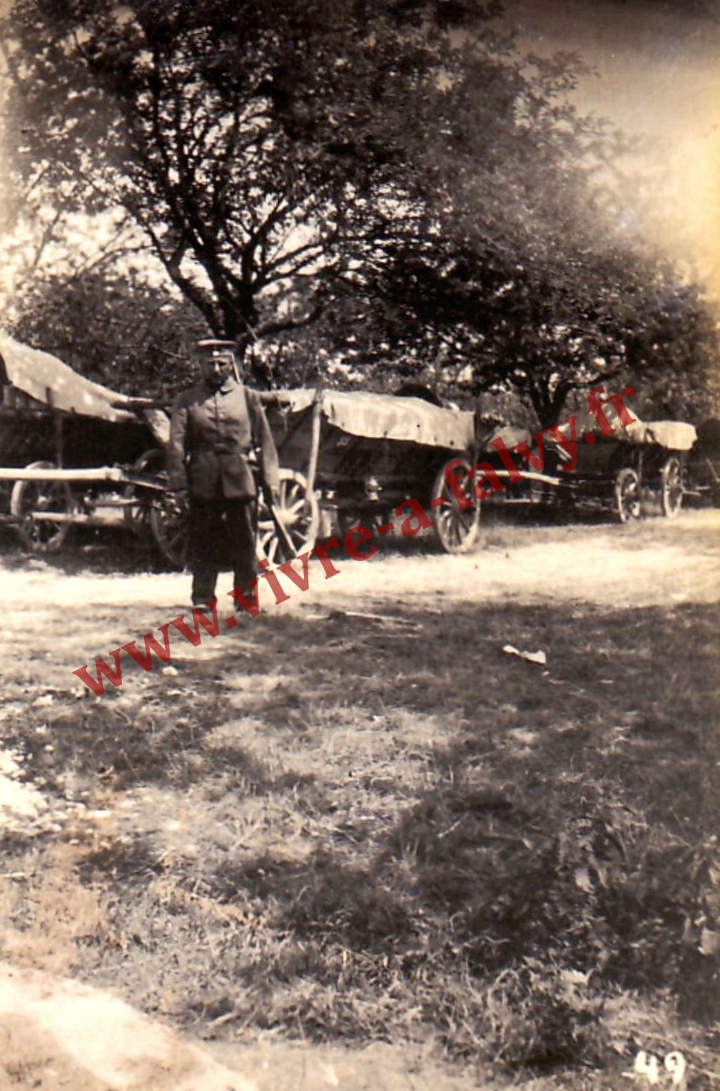 3 cartigny parking allemand juin 1915 