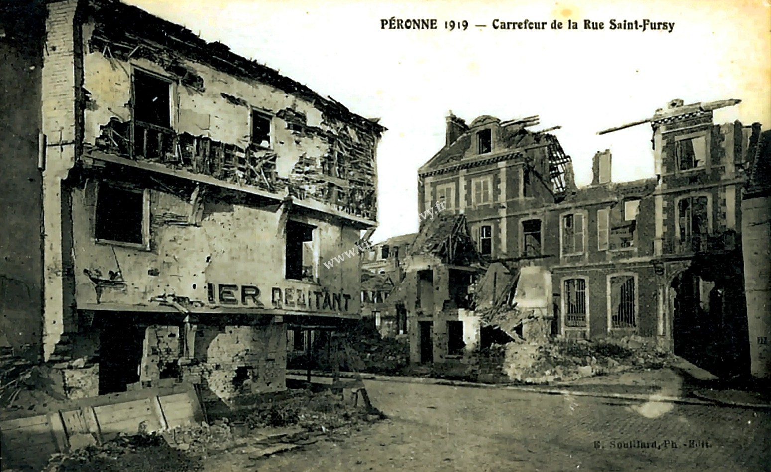 3 peronne 1919 carrefour de la rue saint fursy 1