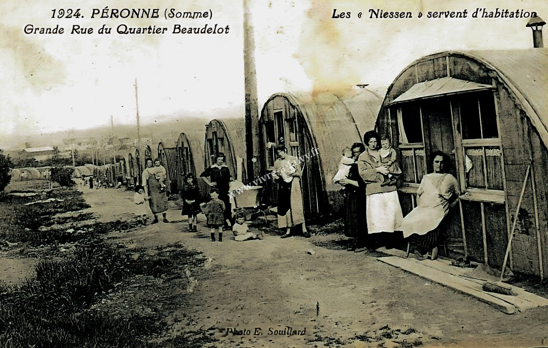 3 peronne 1924 les niessen grande rue du quartier beaudelot 1