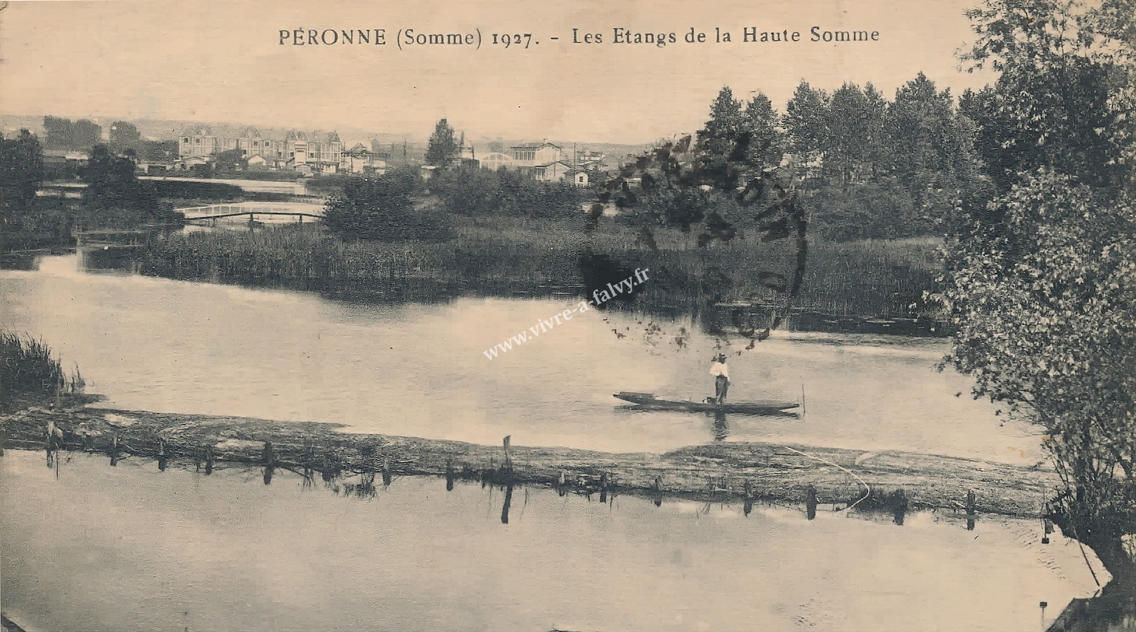 3 peronne 1927 les etangs de la haute somme 1927 1