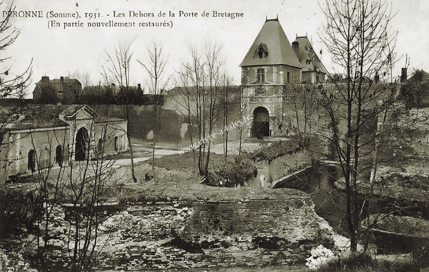 3 peronne 1931 les dehors de la porte de bretagne 1931 1