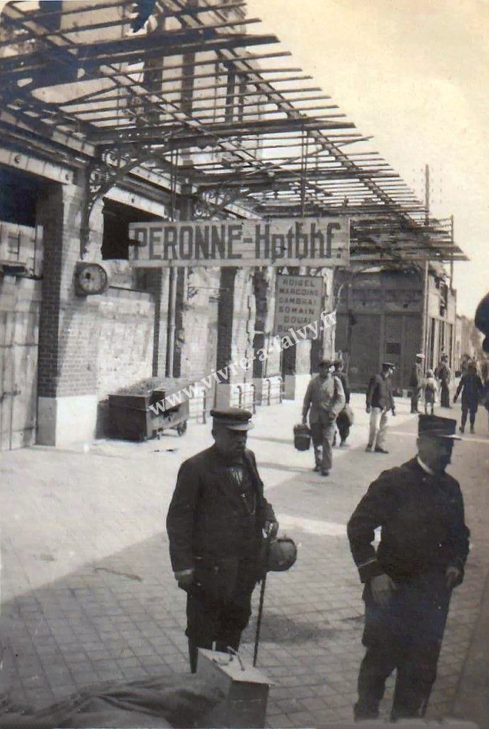 4 peronne 1919 la gare aout 1919 1