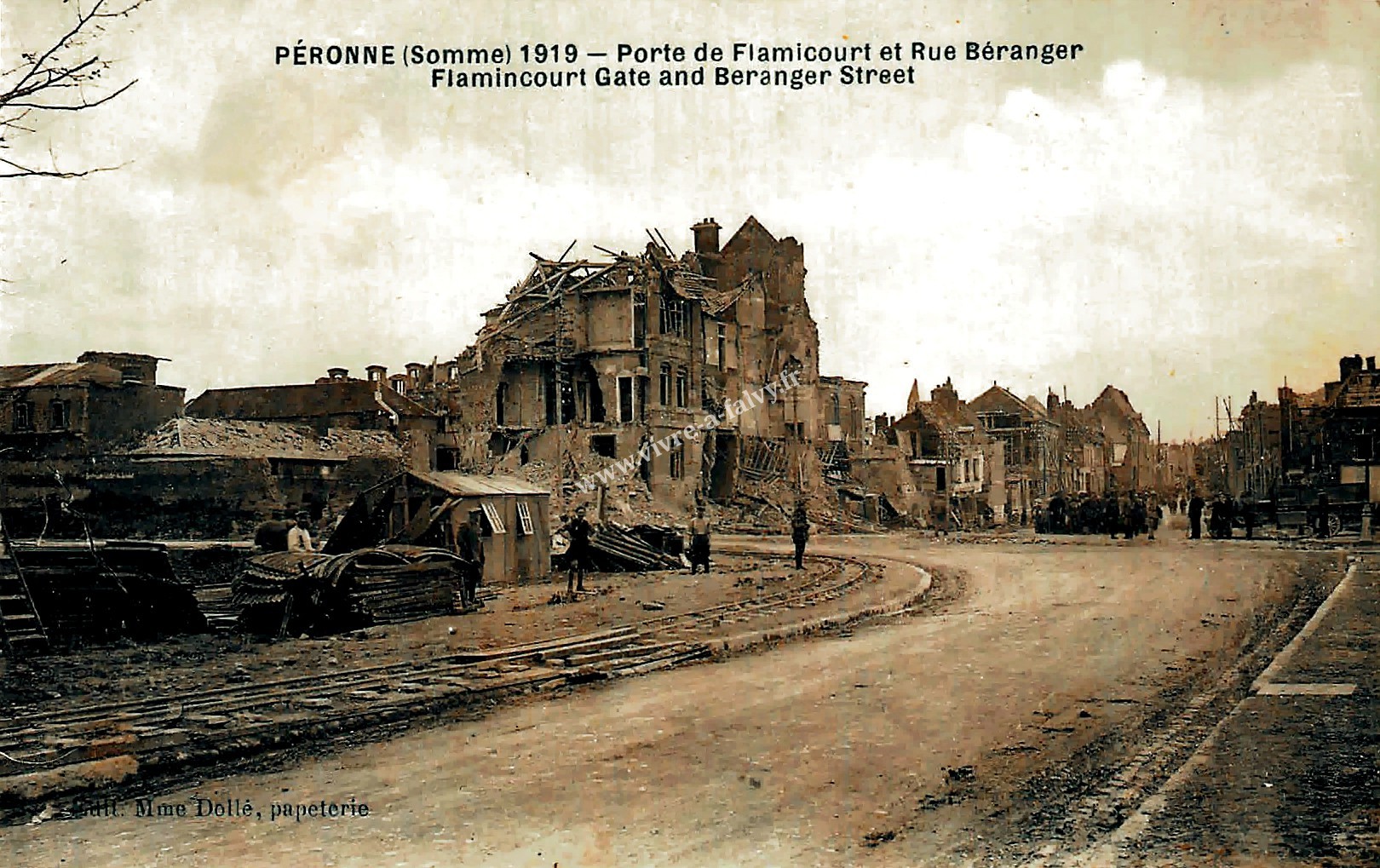 4 peronne 1919 porte de flamicourt rue beranger 1