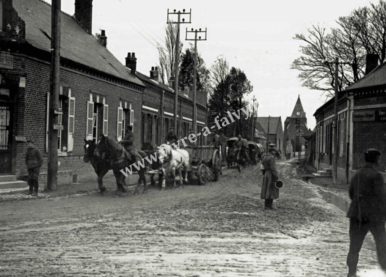 7 matigny occupation allemande ulan policier militarpolizei 1915 1916 cheval